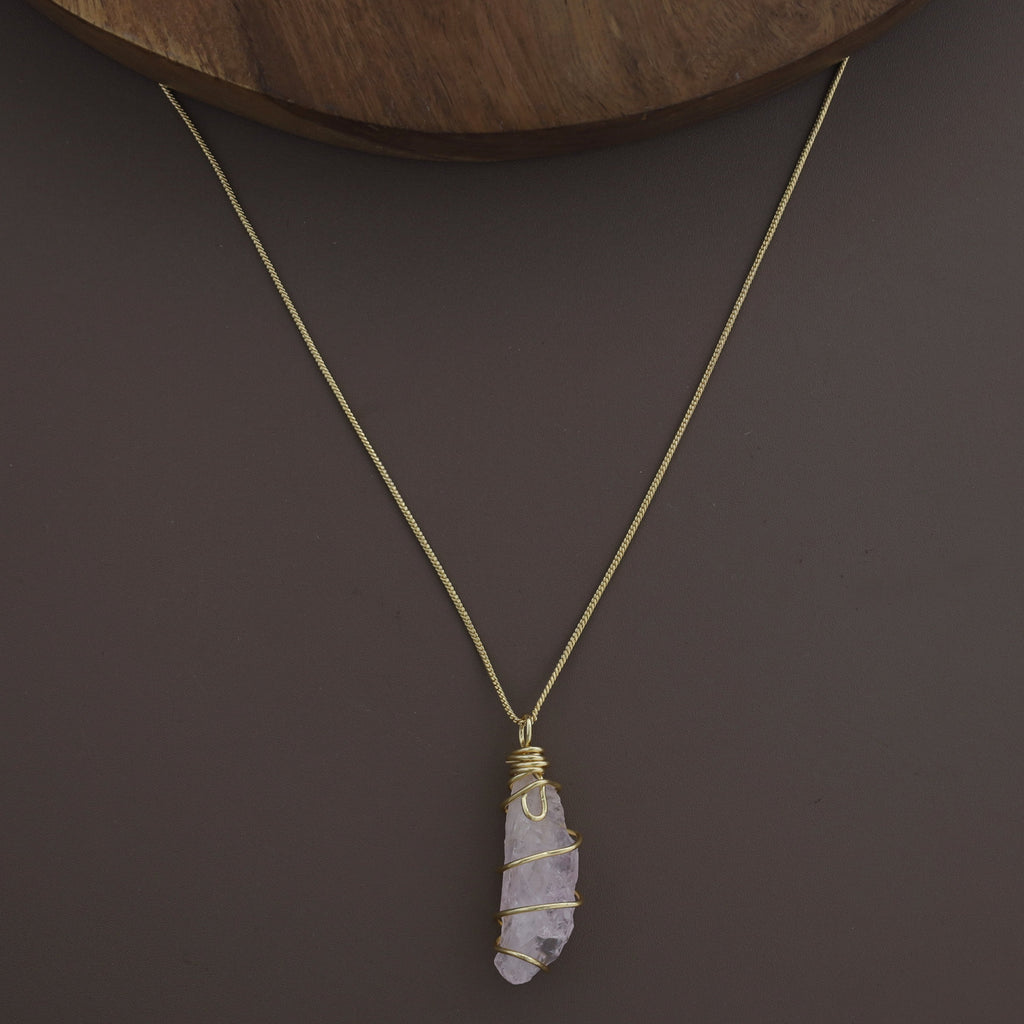 Binded Dyed Stone Neckpiece