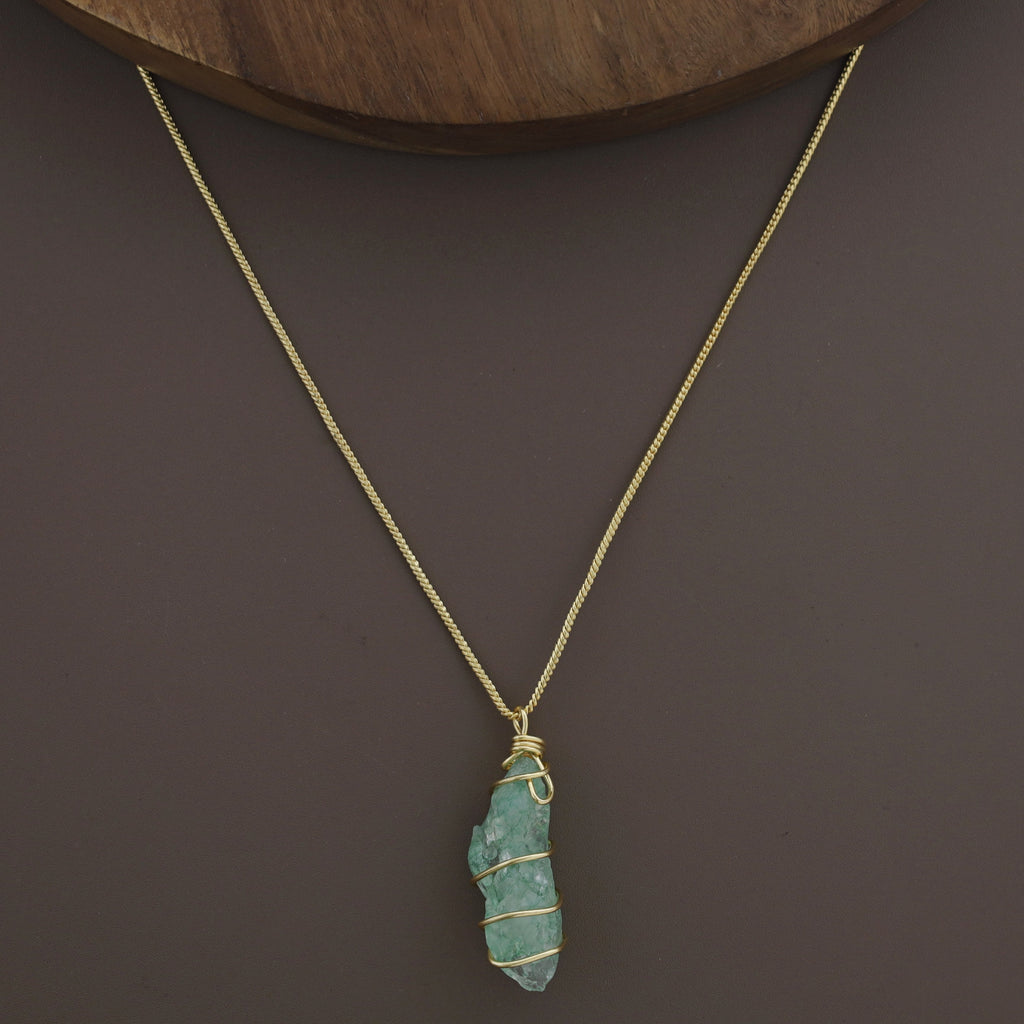 Binded Dyed Stone Neckpiece